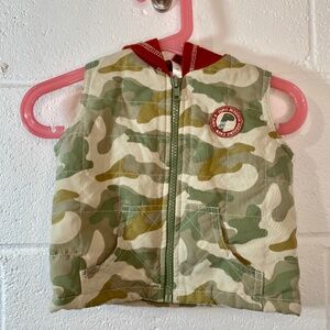 Babyworks Camouflage Unit 2 Dino Mission Digging Crew Hoodie Vest & Pants